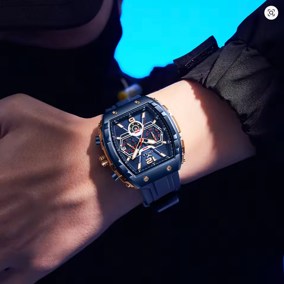 CoreStrike - Skeleton Dial, Automatic Edgy Watch