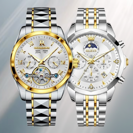 Astro Elevation - Solis - ZaneLuxe'sLuxury Men's Automatic Watch Gold & Silver