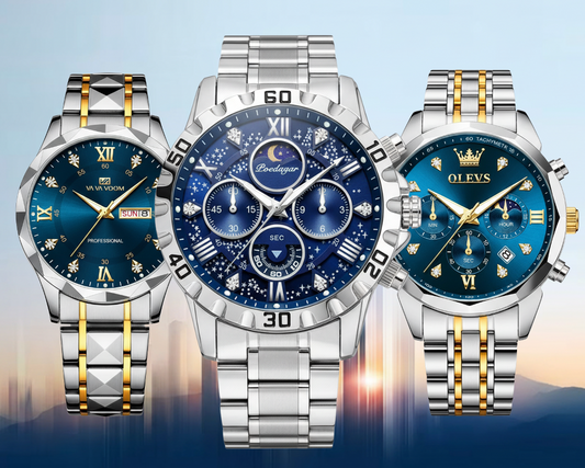 Astro Zenith - Orion - ZaneLuxe's Luxury Men's Automatic Watch Gold & Silver