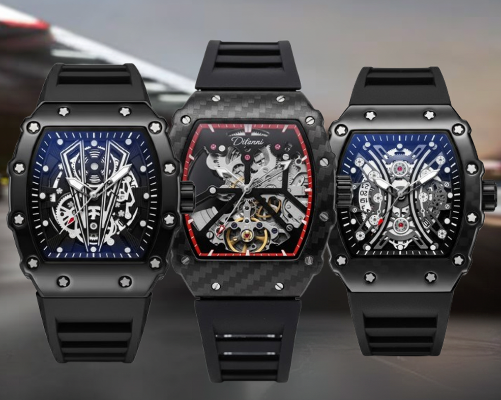 Warrior Elite - ZaneLuxe's Skeleton Series - Men's Automatic Watch