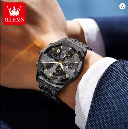 AstroPhase - ZaneLuxe Luxury Men's Automatic Watch Gold & Silver