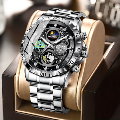 Titan Luxor - ZaneLuxe Luxury Men's Automatic Watch Gold & Silver