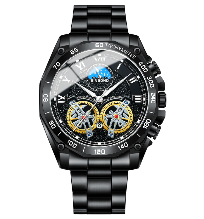 Titan Celestia - ZaneLuxe Luxury Men's Automatic Watch Gold & Silver