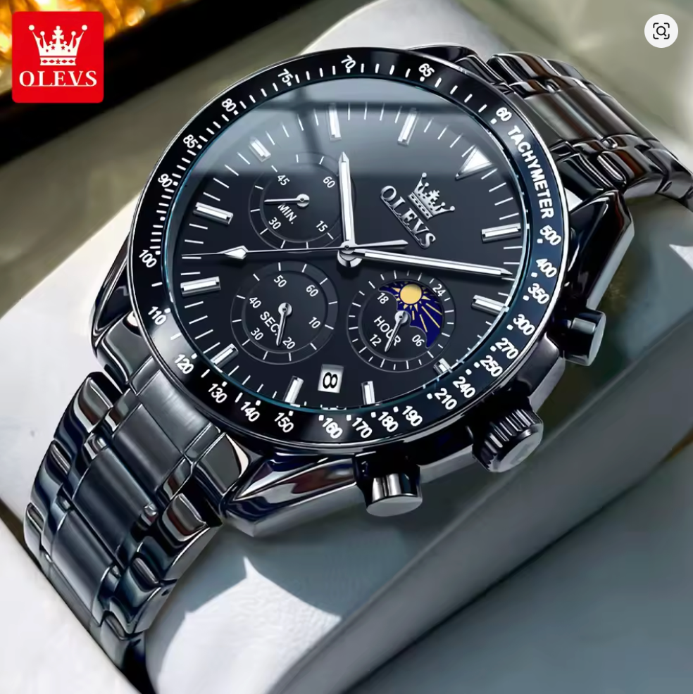 Titan Majesty - ZaneLuxe Luxury Men's Automatic Watch Gold & Silver