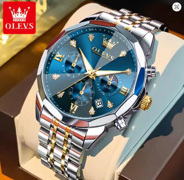 Astro Elevation - Orion - ZaneLuxe'sLuxury Men's Automatic Watch Gold & Silver