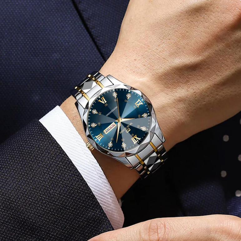 Astro Elevation - Orion - ZaneLuxe'sLuxury Men's Automatic Watch Gold & Silver