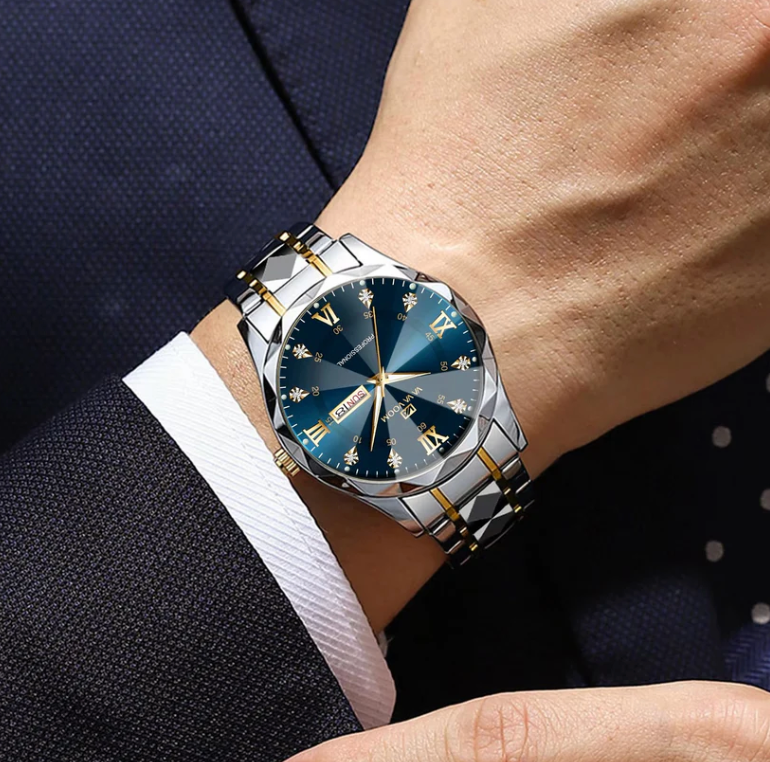 Astro Zenith - Orion - ZaneLuxe's Luxury Men's Automatic Watch Gold & Silver