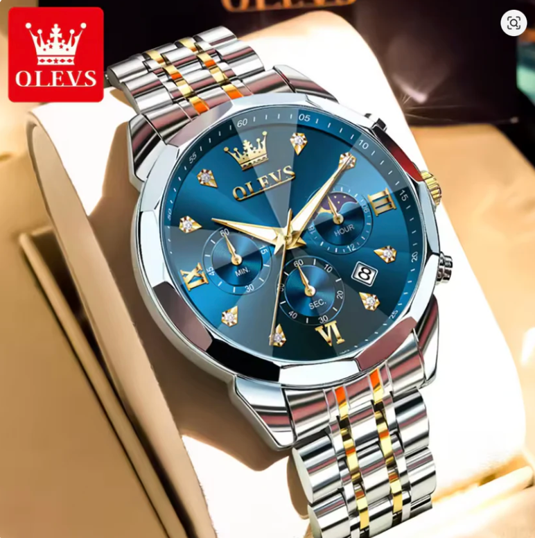 Astro Zenith - Orion - ZaneLuxe's Luxury Men's Automatic Watch Gold & Silver