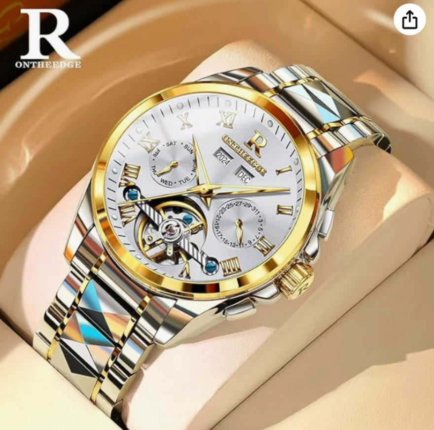 Astro Elevation - Solis - ZaneLuxe'sLuxury Men's Automatic Watch Gold & Silver