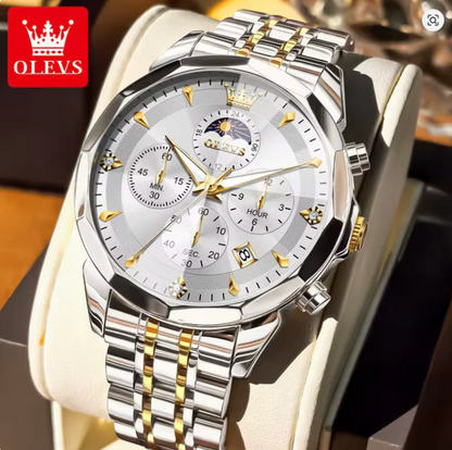 Astro Elevation - Solis - ZaneLuxe'sLuxury Men's Automatic Watch Gold & Silver