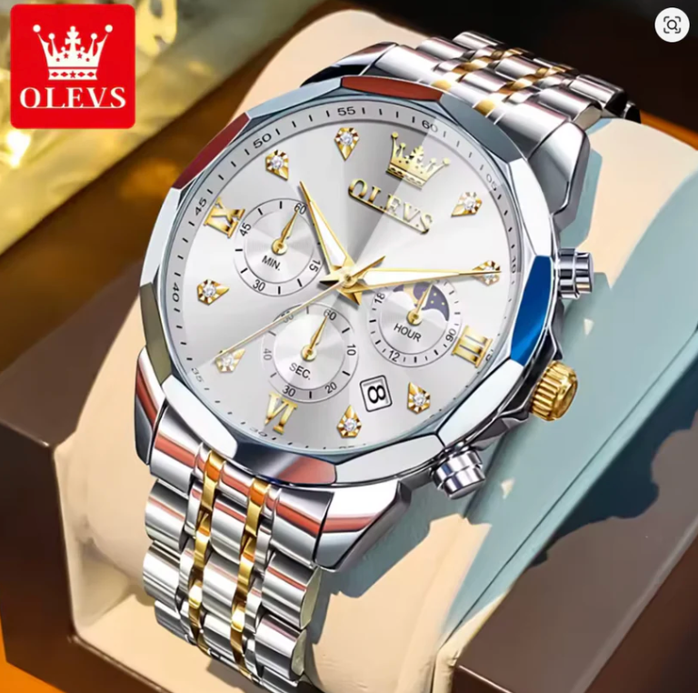 Astro Zenith - Solis - ZaneLuxe's Luxury Men's Automatic Watch Gold & Silver