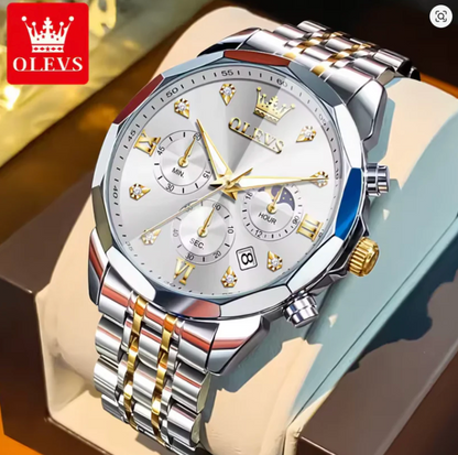 Astro Zenith - Solis - ZaneLuxe's Luxury Men's Automatic Watch Gold & Silver