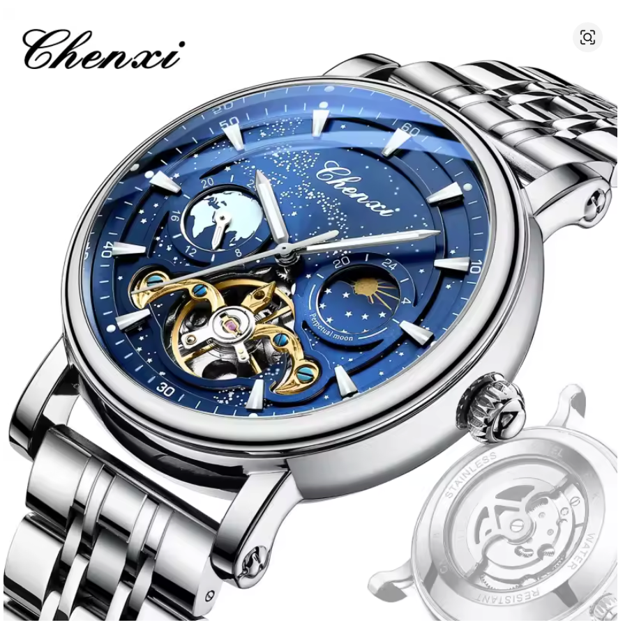 Astoria - ZaneLuxe's Luminous Chronograph Edition - Stainless Steel