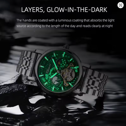 Astoria - ZaneLuxe's Luminous Chronograph Edition - Stainless Steel