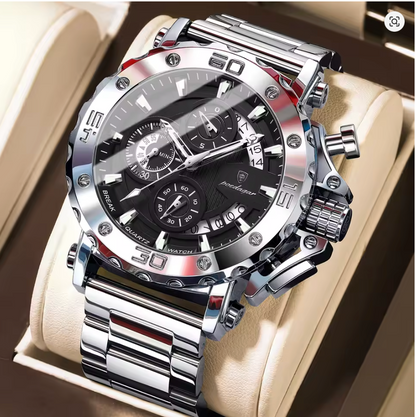 Strikewatch - ZaneLuxe's Luminous Chronograph Edition - Stainless Steel Automatic Watch