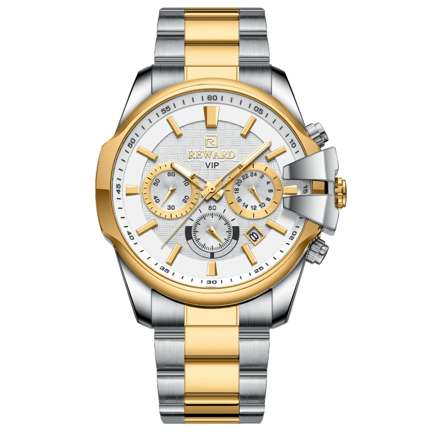 Noble Axis - ZaneLuxe's Luminous Chronograph Edition - Stainless Steel Automatic Watch