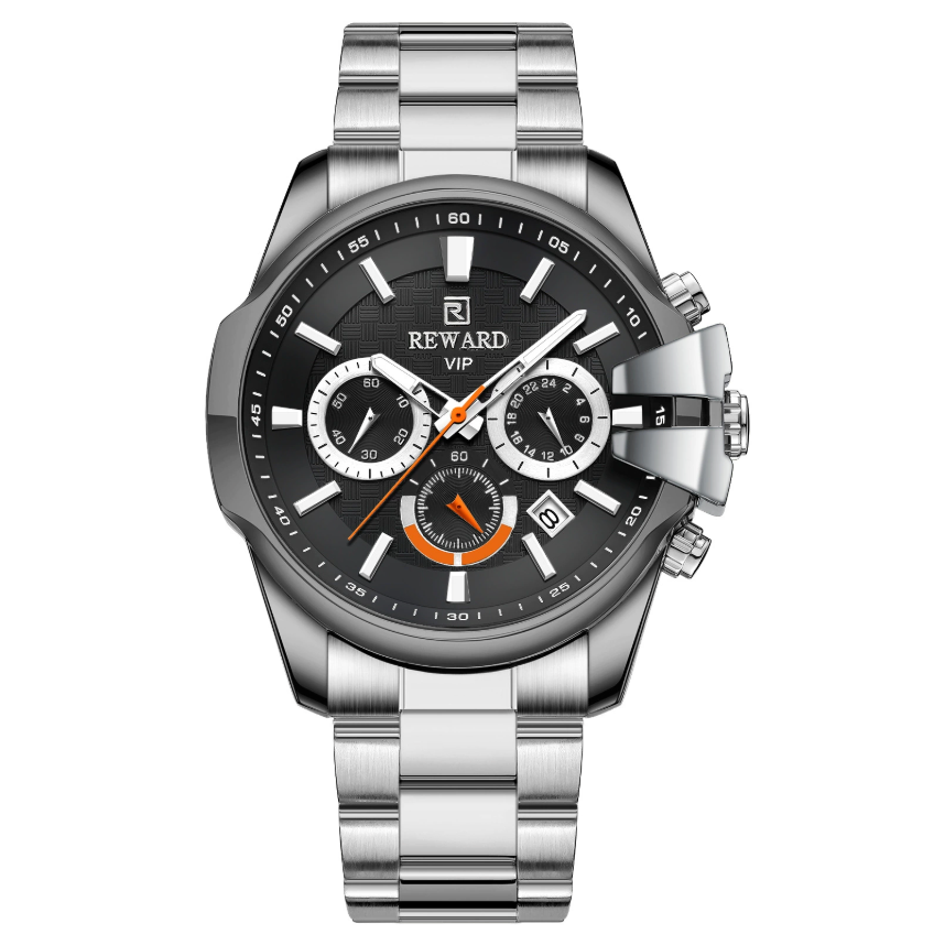 Noble Axis - ZaneLuxe's Luminous Chronograph Edition - Stainless Steel Automatic Watch