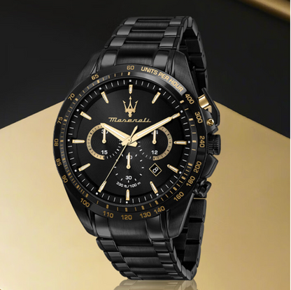 Azzurro Drive - ZaneLuxe's Luminous Chronograph Edition - Stainless Steel Automatic Watch