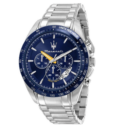 Azzurro Drive - ZaneLuxe's Luminous Chronograph Edition - Stainless Steel Automatic Watch