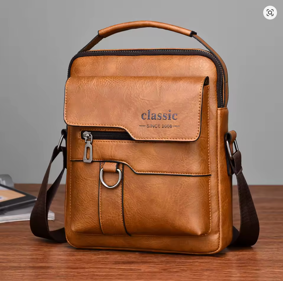 The Montclair Luxury Crossbody Leather Bag - Business Large Capacity Messenger Side Bags