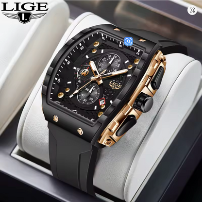 The Barricade - Fashion Luxury Waterproof Silicone Strap Quartz Men's Watch