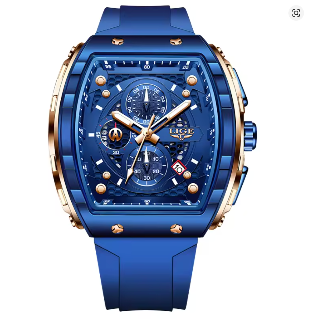 The Barricade - Fashion Luxury Waterproof Silicone Strap Quartz Men's Watch