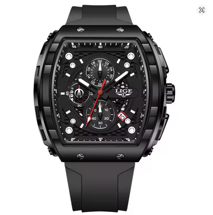 The Barricade - Fashion Luxury Waterproof Silicone Strap Quartz Men's Watch