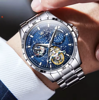 Milky Way Moon Phase Mechanical Watch