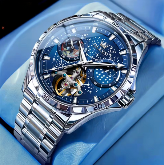 Milky Way Moon Phase Mechanical Watch