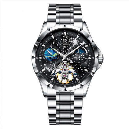 Milky Way Moon Phase Mechanical Watch