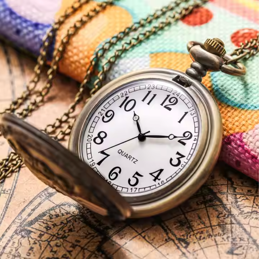 The Liberty Timepiece - Quartz Pocket Watch - Happy Independence Day