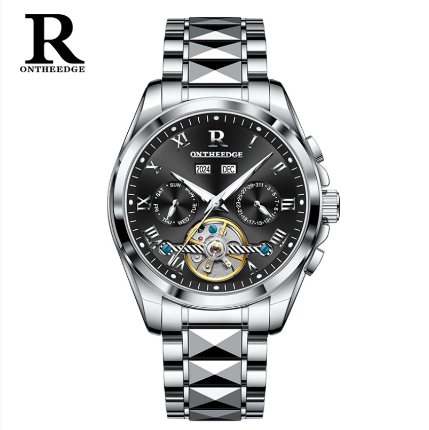 AstroLume - ZaneLuxe Luxury Men's Automatic Watch Gold & Silver