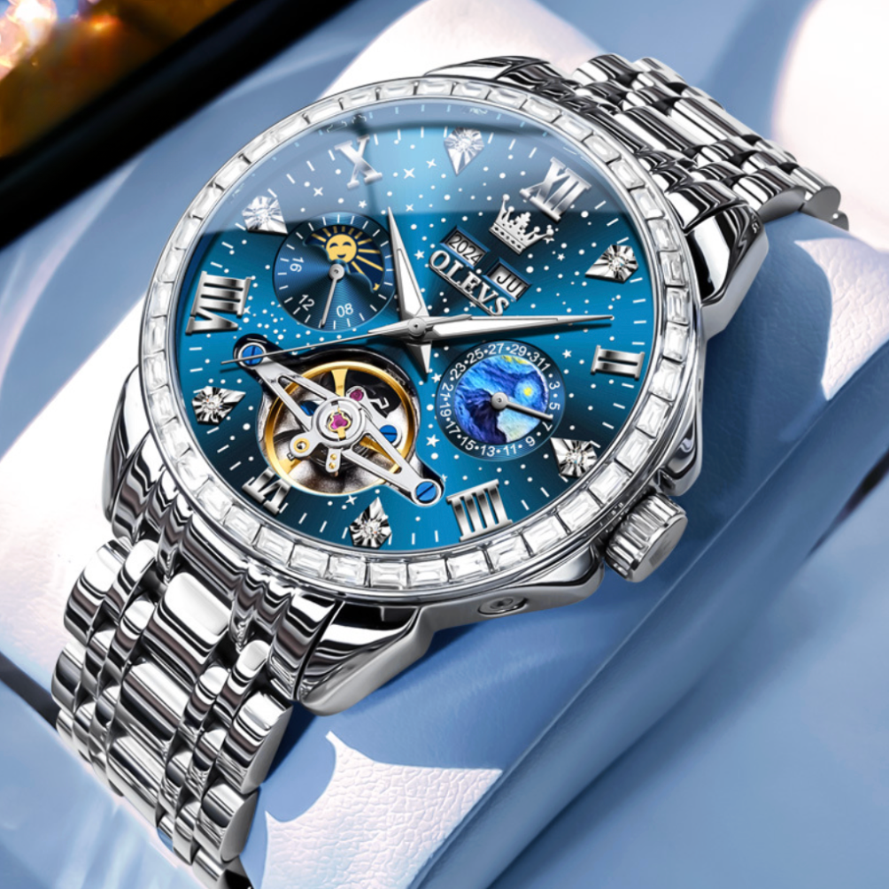 The Chancellor - ZaneLuxe's Waterproof Luminous Date Stainless Steel Men's Watch