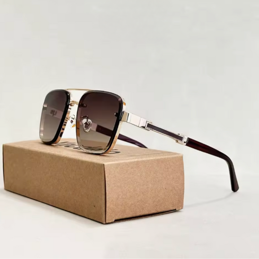 Vintage Royale Squares - Royale Retro Square Men Luxury Fashion Glasses